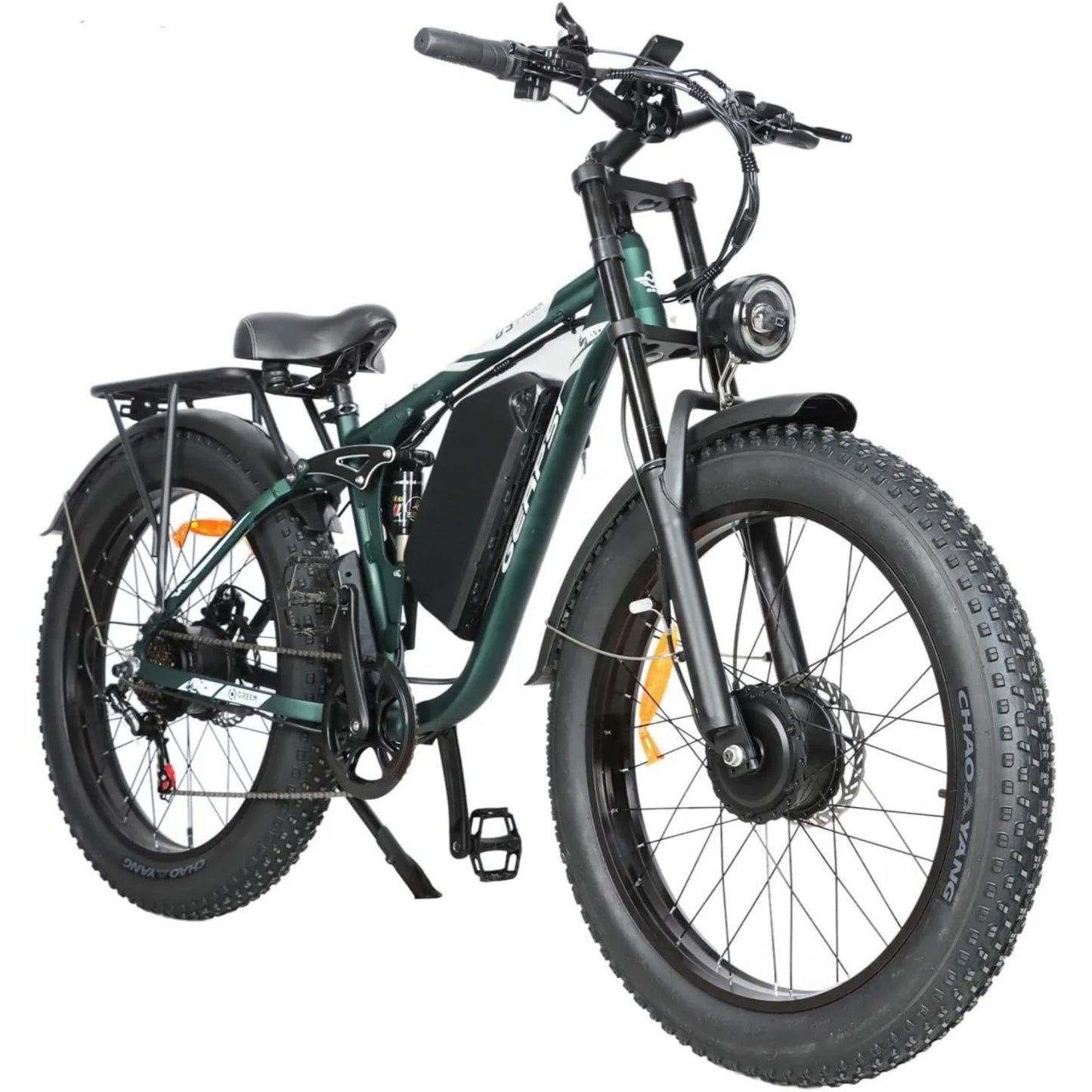 BAOLUJIE DM01 Electric Motorcycle 2000W Moto Electric Bicycle 60V30AH Battery Color Display 42 MPH EBike UL2849【1 Year Warranty】