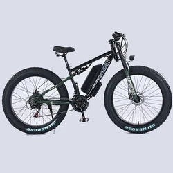 new Off-road Mountain commuter E-bike 45 Mph Max Speed 24" Fat Tire Hydraulic Disc Brake Electric Bicycle