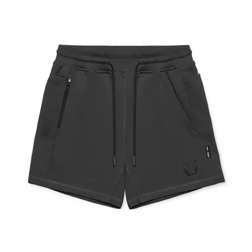 Mens Shorts Sports Gym Training Shorts American Casual Trendy Running Fitness Functional Shorts Breathable Shorts Men'S Clothing