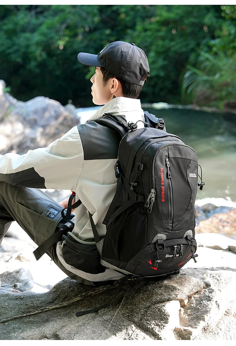 35L Hiking Backpack for Men Women Trekking Climbing Backpacks with Backplane Sports Bag Travel Luggage Bag