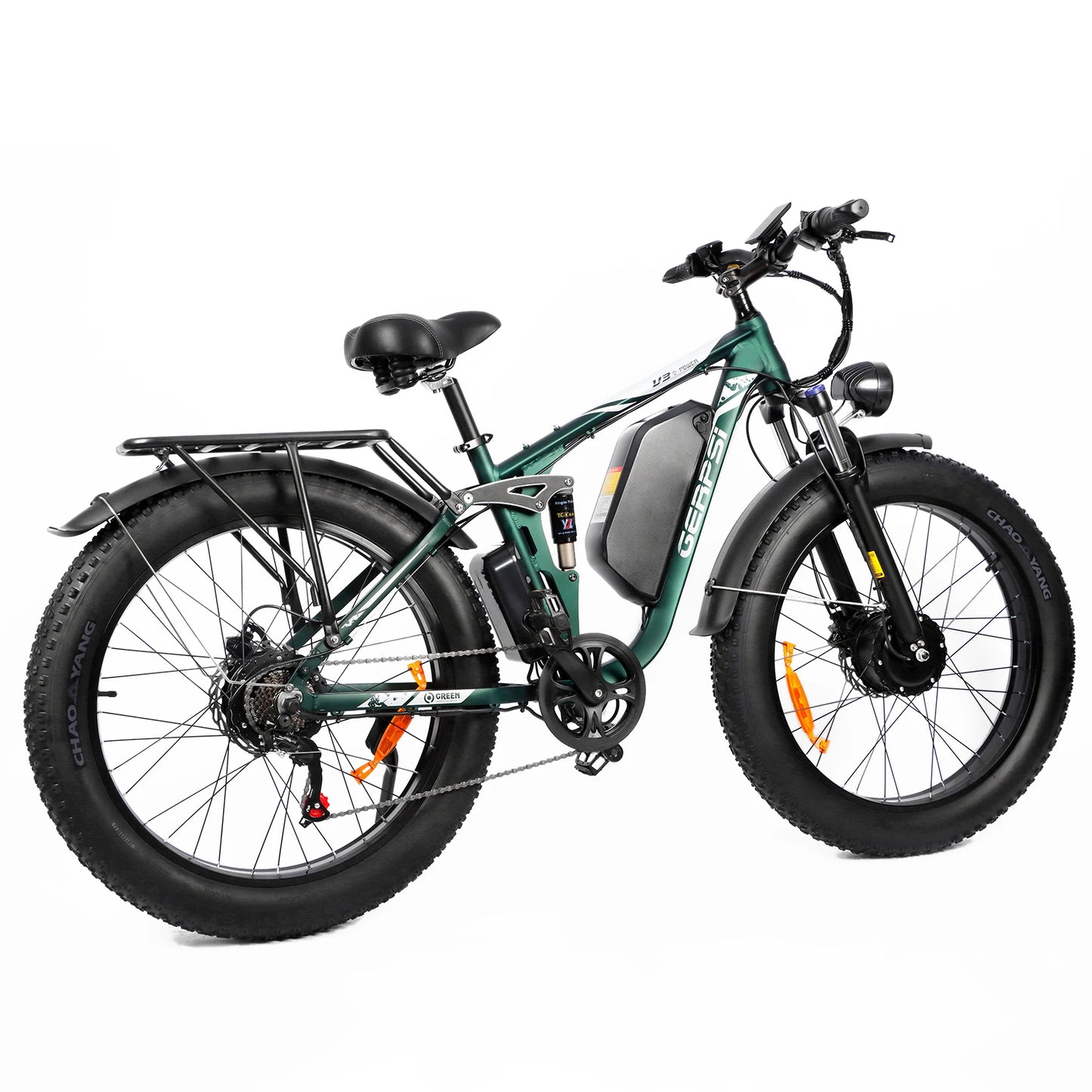 3000W High-Power Electric Mountain Bike BAOLUJIE DP-2603 - 48V 25AH Large Battery 26-Inch Wide Tires