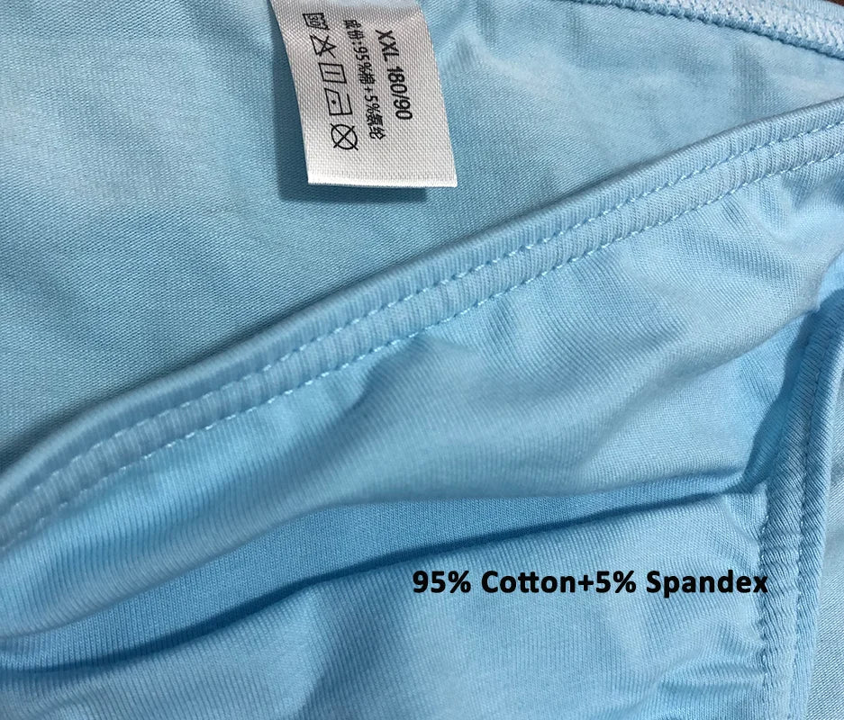 3 Pcs Pouchsexy Underwear Cotton Briefs para hombre Mens Bodysuit Male Comfortable Solid Underpants Breathable for man for boys