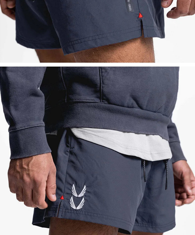 Mens Gym Training Shorts Man Quick Dry Sports Casual Short Pants Fitness Workout Running Bodybuilding Fashion Basketball Shorts