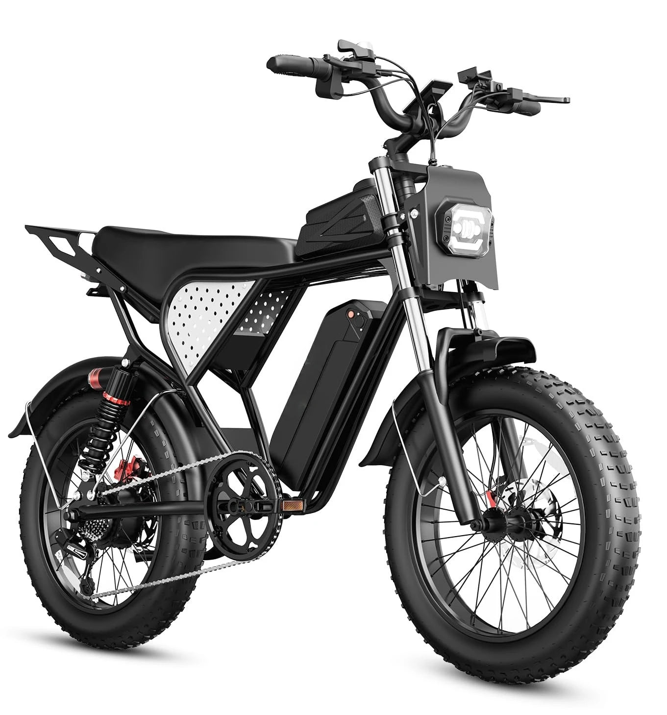 Electric Bike for Adult 1500W Peak Motor, 35MPH Speed, 48V 25AH Removable Large Battery Up to 80 Miles Range, UL, Customized
