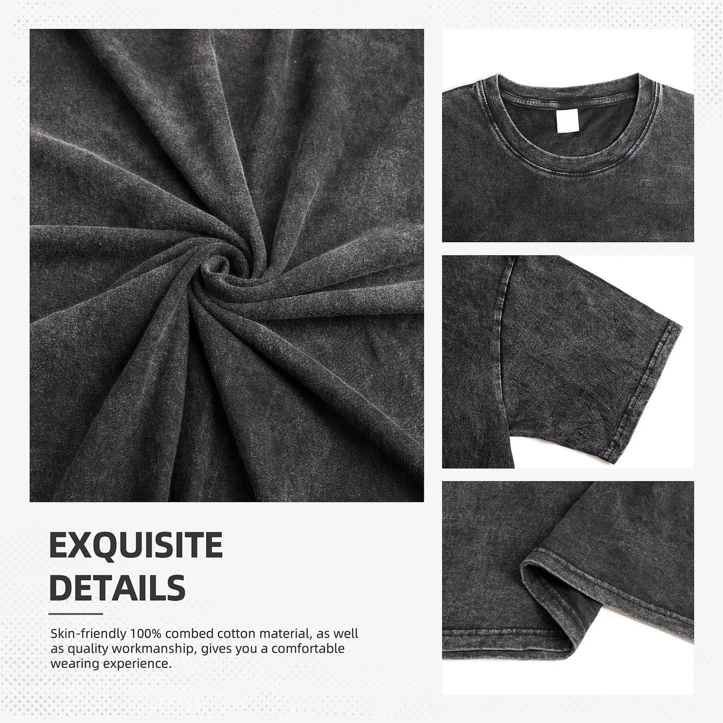 Men's T Shirt Pink-Panthers Drinking Washed T-Shirts Hippie  Beach Tee Shirt Y2K Funny Design Casual Clothing Hot Sale