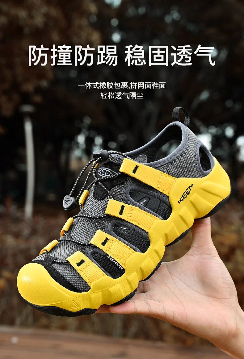 Luxury Brand Sandals For Men Outdoor Beach Shoes Unisex Comfy Non-slip Women's Summer Sandals Men's Sports Sneakers Wading Shoes