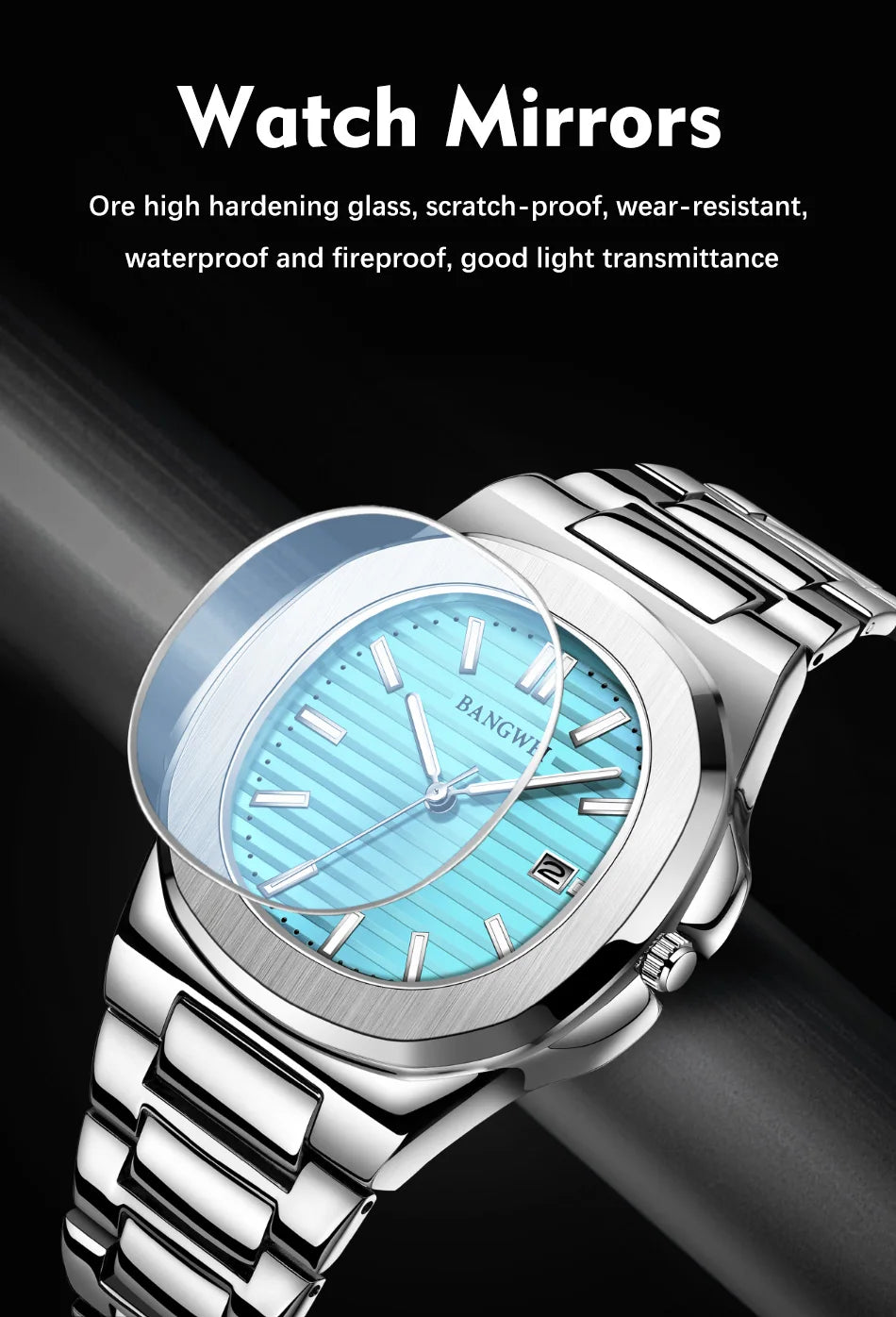 Watch For Men Top Brand Luxury  LIGE  Fashion Full  Steel Quartz Men Watches Date Business Sport Male Wristwatch Clock Montre Ho