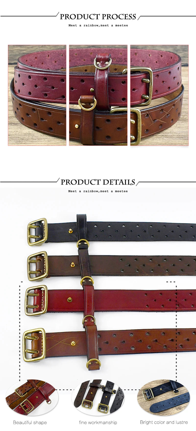Pure Cowhide 3.8cm Wide Genuine Leather Belt for Men Double Pin Buckle Male Jeans Belts Top Quality Luxury Gift Waistband