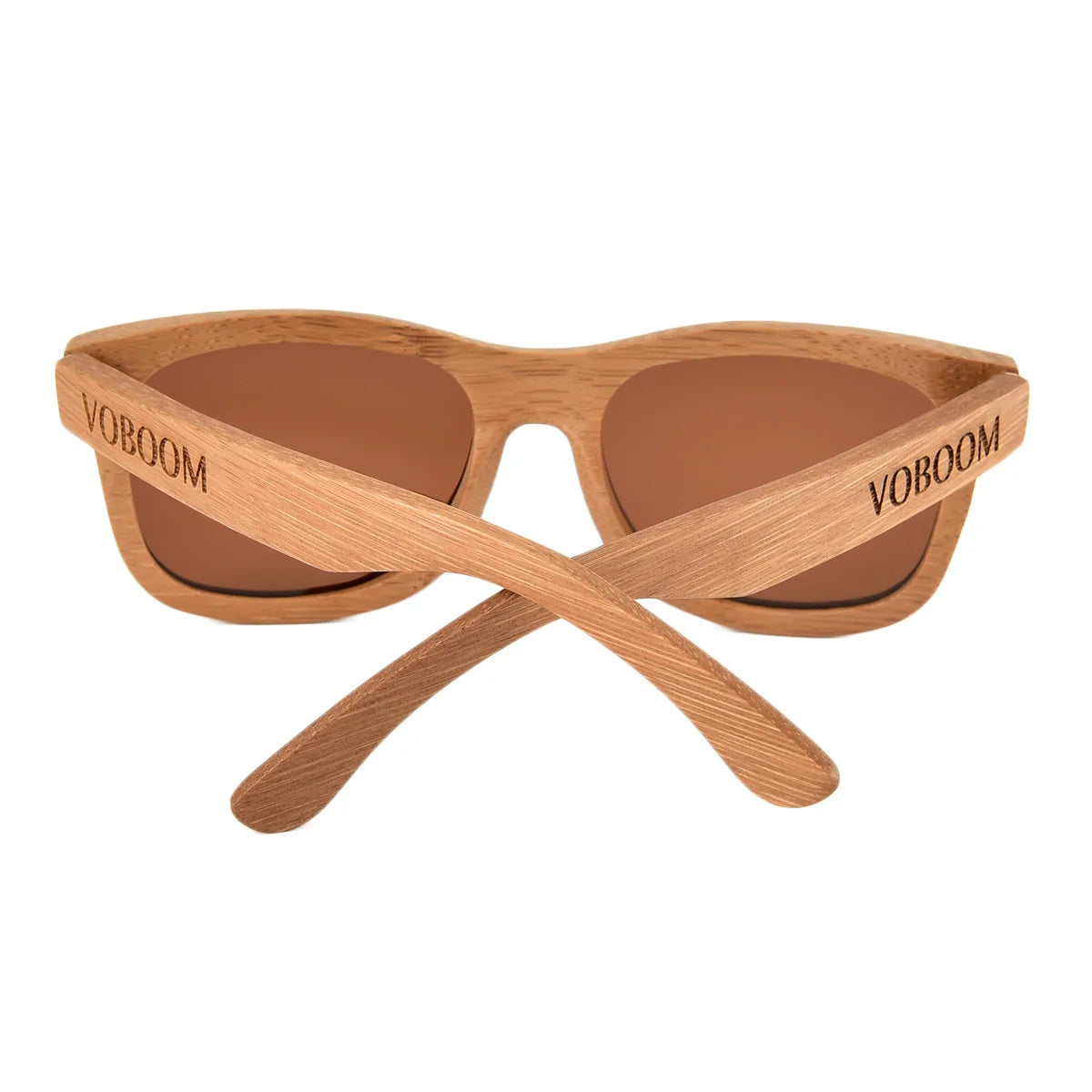 VOBOOM Men Wood Sunglasses Women Bamboo Glasses For Polarized Mirror Sun Glasses Handmade Colorful Eyewear Mirror Shades