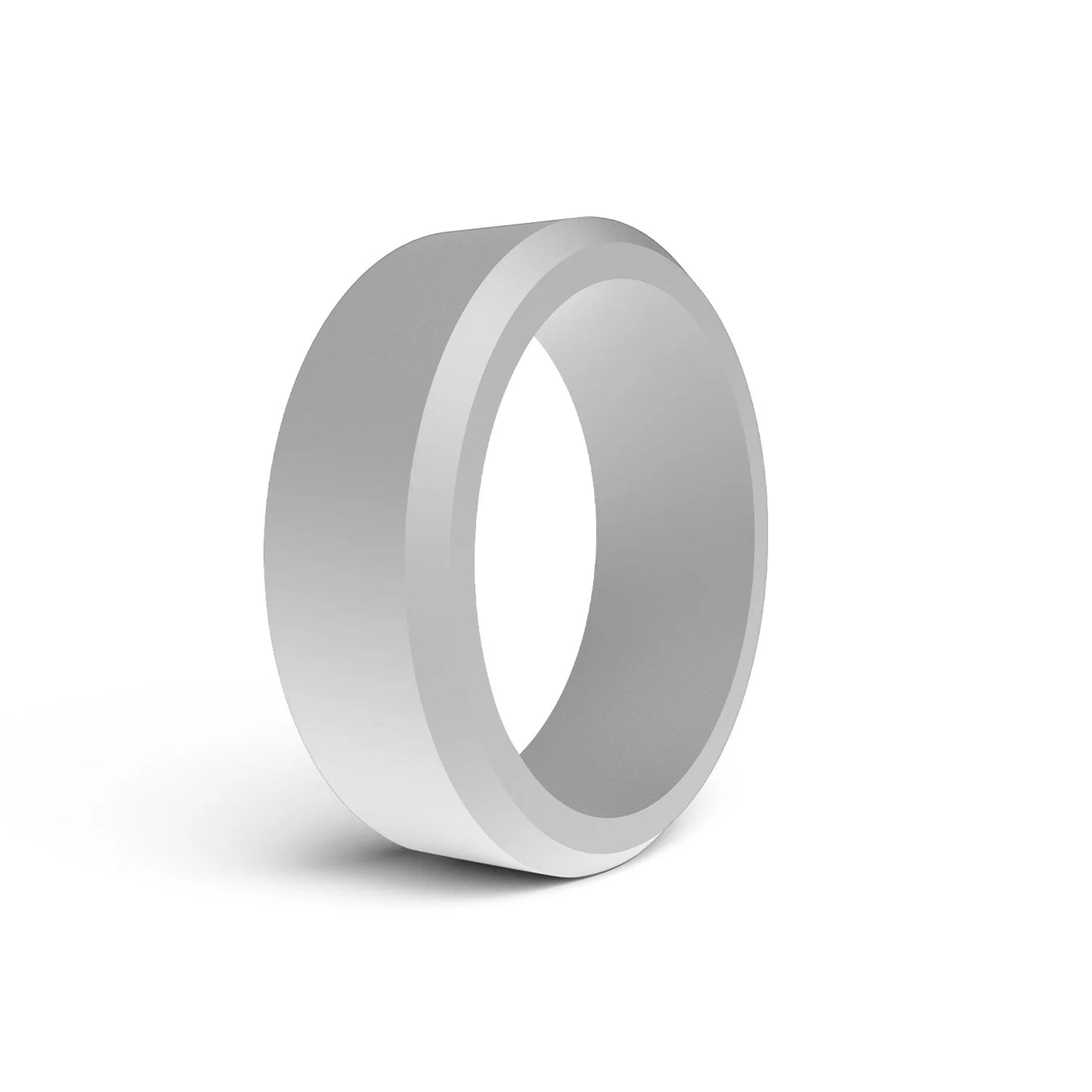 1pc 8mm New Sports Rings Hypoallergenic Mens Wedding Silicone Finger Ring Gift For Men 7-14 Size Outdoor Running Jewelry