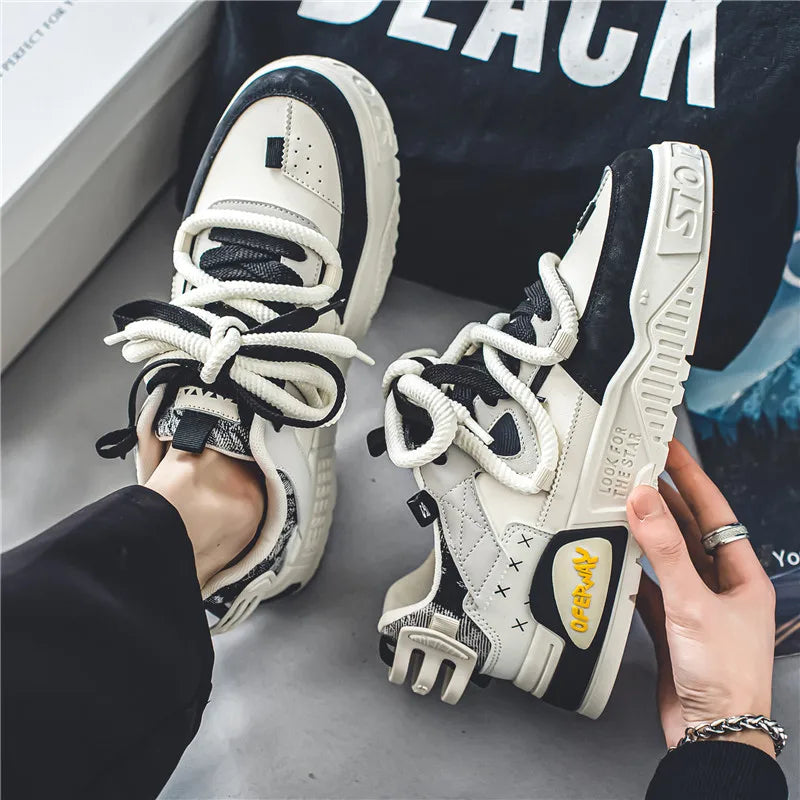 Shoes For Men Tennis Bread Hip-Hop Punk Skateboard Shoes Fashion Male Sneakers Couple Outdoor Sport Casual Shoes