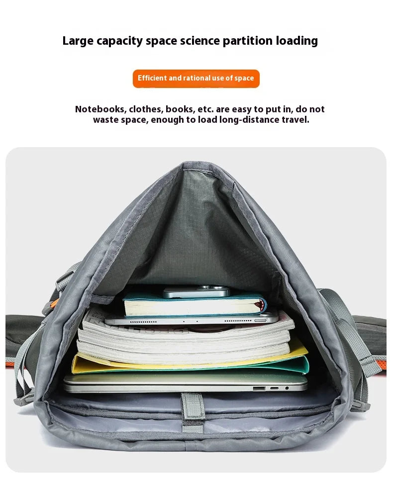 48L Camping Backpack Travel Bag For Men Large Capacity Outdoor Sport Trekking Hiking Mountaineering Shoulder Bag with Rain cover