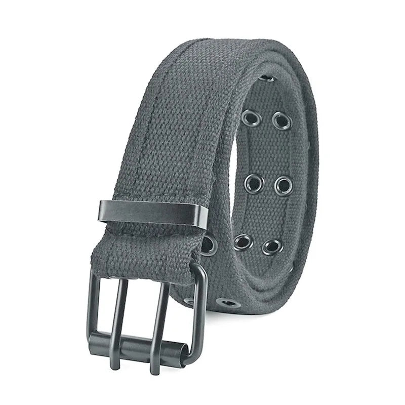 High Quality Canvas Tactical Belt For Men Metal Buckle Luxury Webbing Waistband Outdoor Sport Male Training Belts