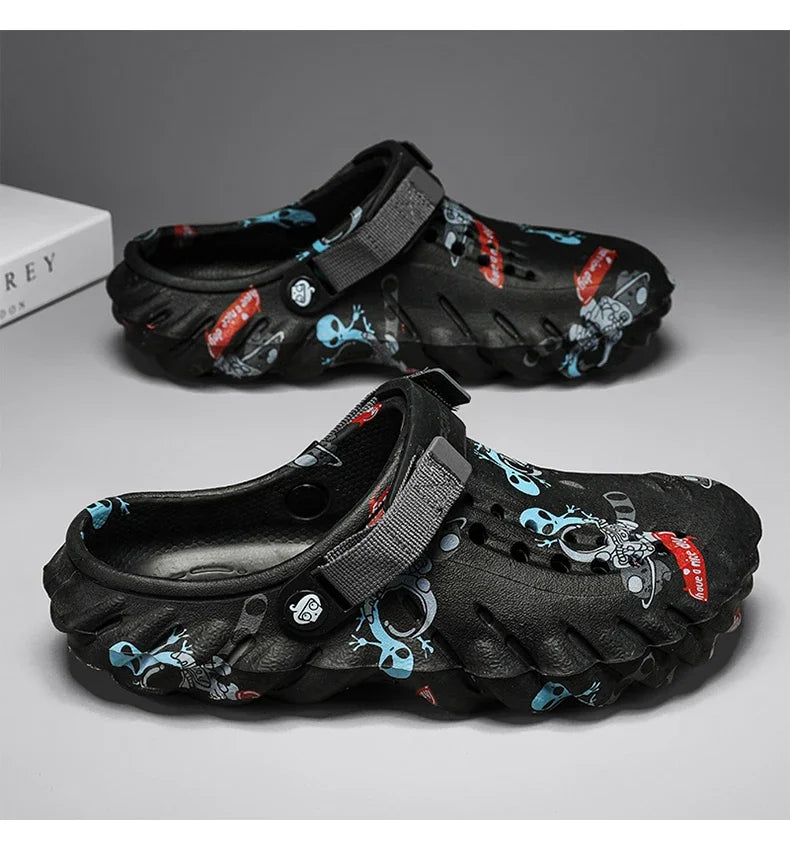 Men Shoes Slippers Men Garden Flat Sandals Platform Sandals Man Summer Sandals 2024 Male Sneakers Outdoor Flip Flops Home Clogs