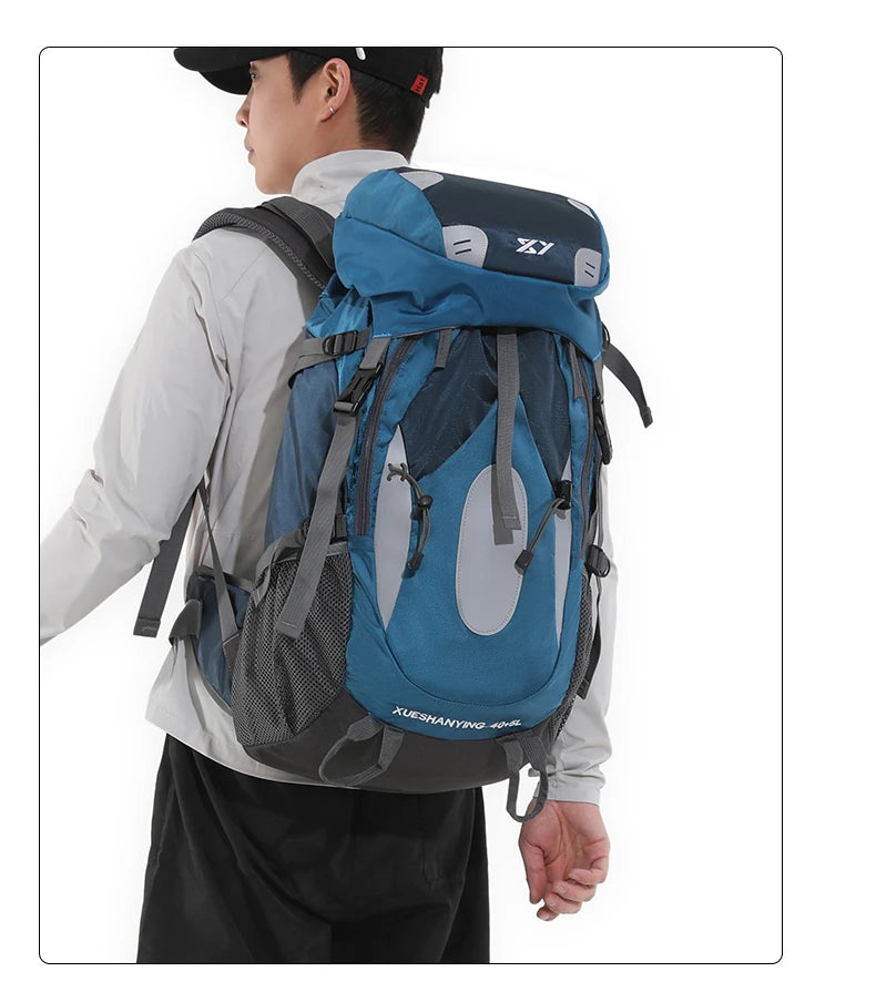 Camping Backpack Travel Bag Men Women Hiking Trekking Climbing Rucksack Outdoor Sports Bags Large Capacity Luggage Shoulder Bag