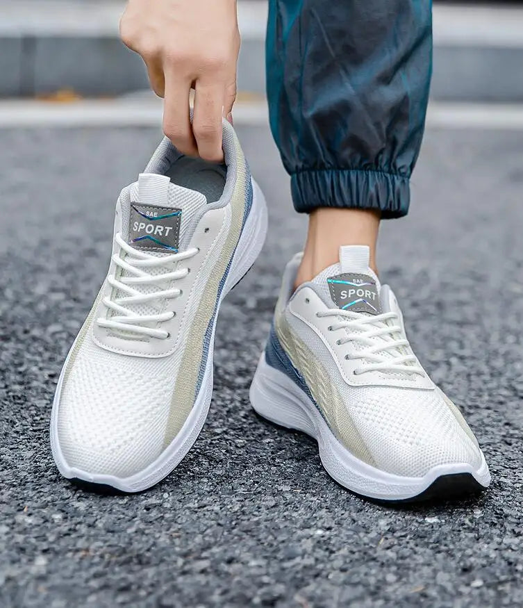 Men's shoes Casual lightweight non-slip fashion sneakers Breathable running shoes Outdoor walking training tennis shoes for men