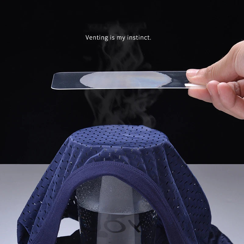 Men Underwear Male Thin Breathable Triangle Panties for Men's Ice Silk Briefs Mesh Sexy Square Corner Pants for men's Shorts