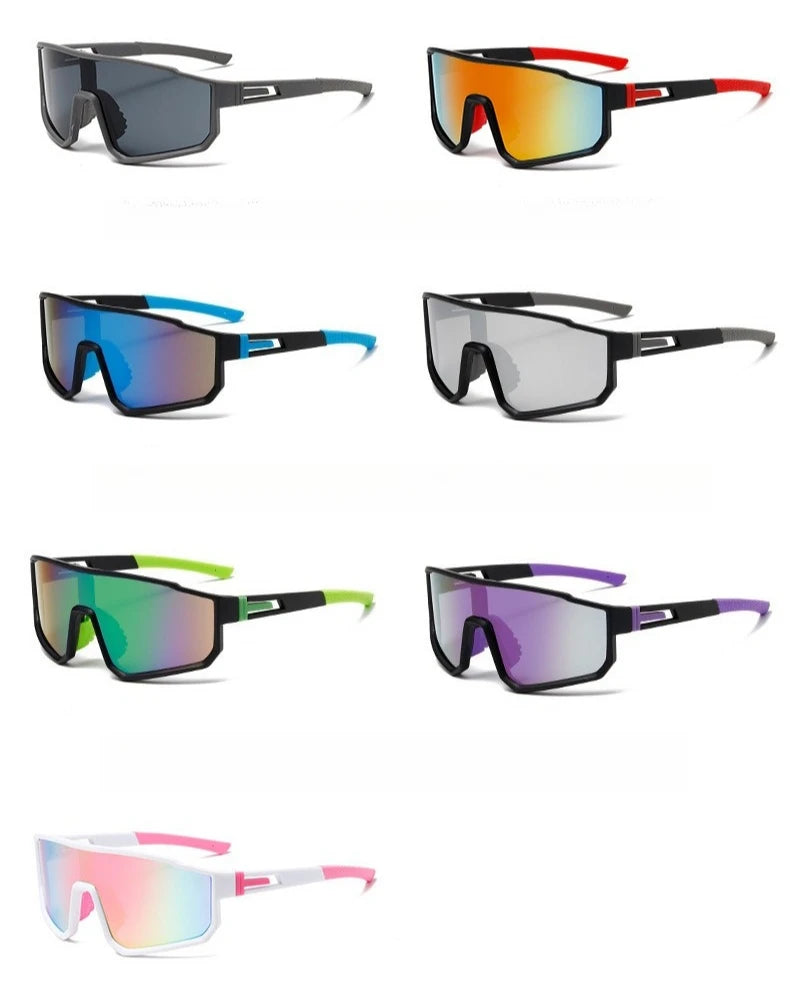 Cycling Sunglasses for Men Women Polarized Sports Sunglasses, Baseball Sunglasses Mountain Road Bike Eyeglass Outdoor Sports