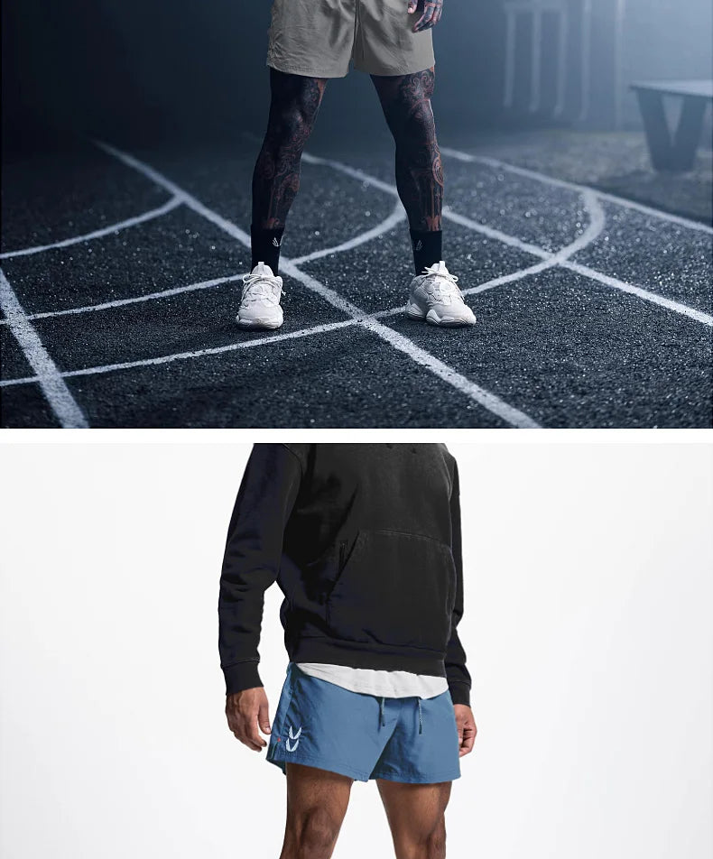 Mens Gym Training Shorts Man Quick Dry Sports Casual Short Pants Fitness Workout Running Bodybuilding Fashion Basketball Shorts