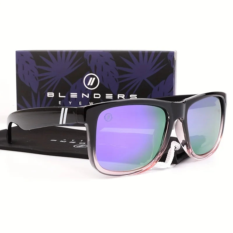 Blenders Fashion Square Women's Men's Sunglasses Men's Retro Polarized UV Glasses B4165