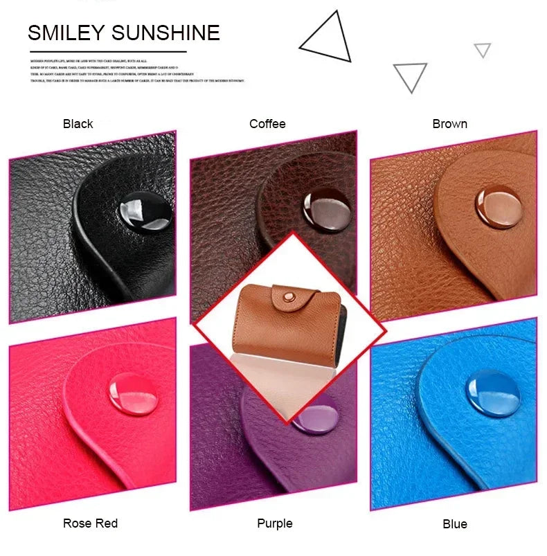 Real Leather Credit Card Holder Men Wallet Small Pouch Money Bag Big Capacity Cardholder Case Genuine Leather Wallets Pochette