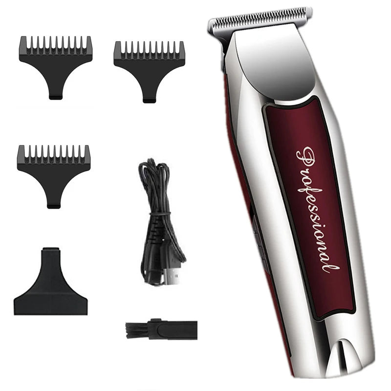 Rechargeable Hair Clipper For Men Grooming Kit Professional Electric Beard Hair Trimmer Body Edge Outline Detail Haircut Machine