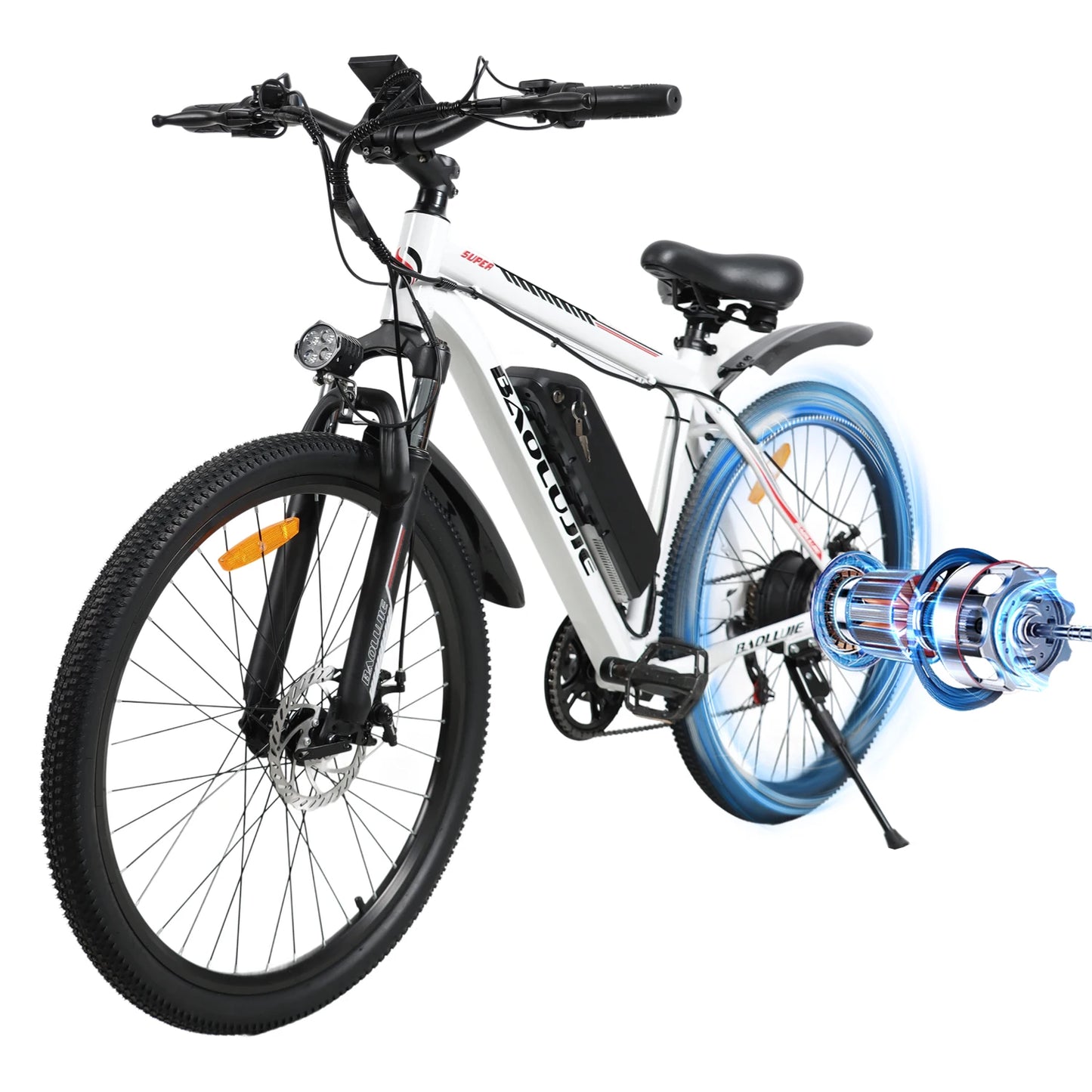 BAOLUJIE DM01 Electric Motorcycle 2000W Moto Electric Bicycle 60V30AH Battery Color Display 42 MPH EBike UL2849【1 Year Warranty】