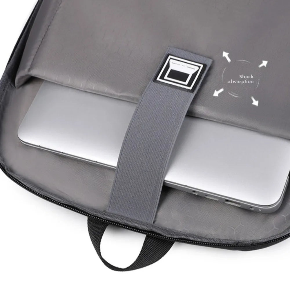 Business Large Capacity Men's Backpacks Multi-pockets Scalable Travel Knapsack Waterproof Luggage Carry Laptop Bag Teens Student