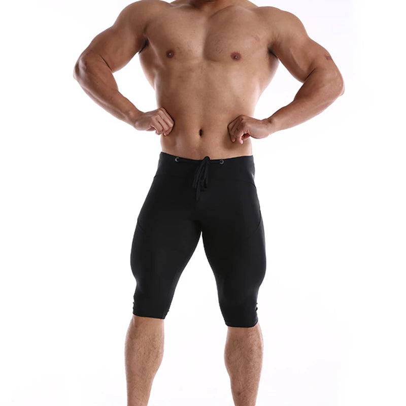 Mens Running Shorts Man Quick Dry Training Fitness Compression Gym Shorts Mens Short Fitness Tight Trousers