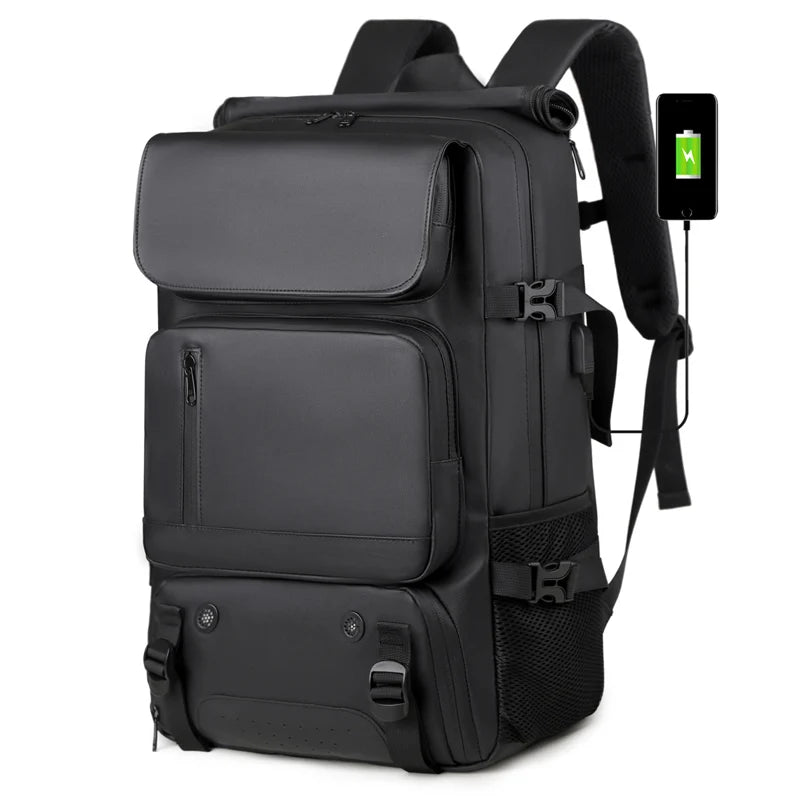 Travel bag, large capacity backpack, business travel, crossbody computer bag, independent shoe compartment, travel bag