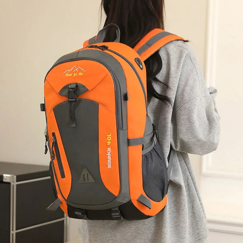New 40L outdoor hiking bag men's and women's shoulder bag sports bag leisure travel backpack large capacity
