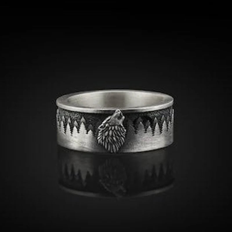 Freeshipping Stainless Steel Odin Norse Anel Amulet Rune Couple Dating Viking Rings For Men Women Words Jewelry Boyfriend Gift