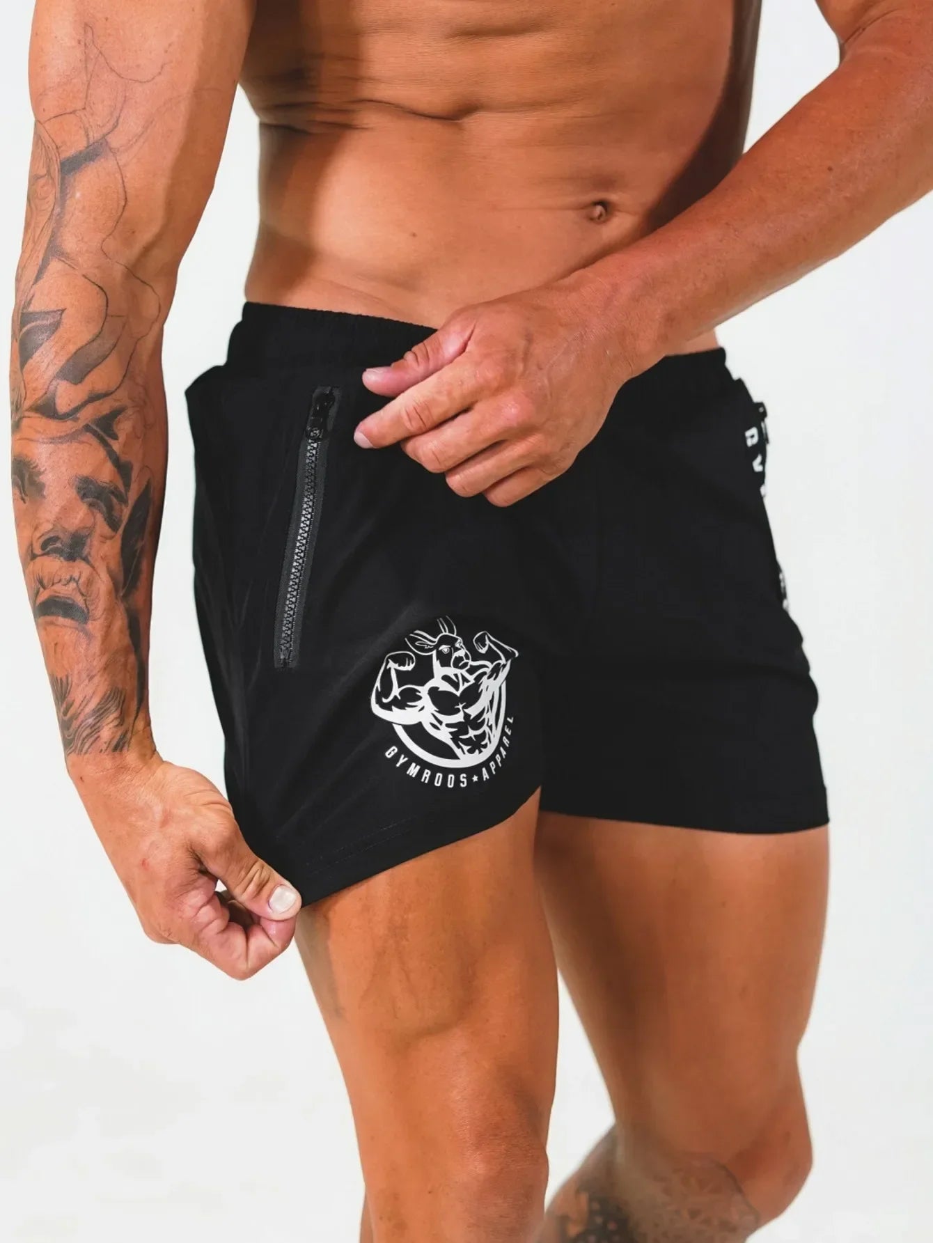 Sports Shorts Men Gym Workout Running Shorts Bodybuilding Joggers Summer Fitness Training Jogging Short Pants Male Beach pants