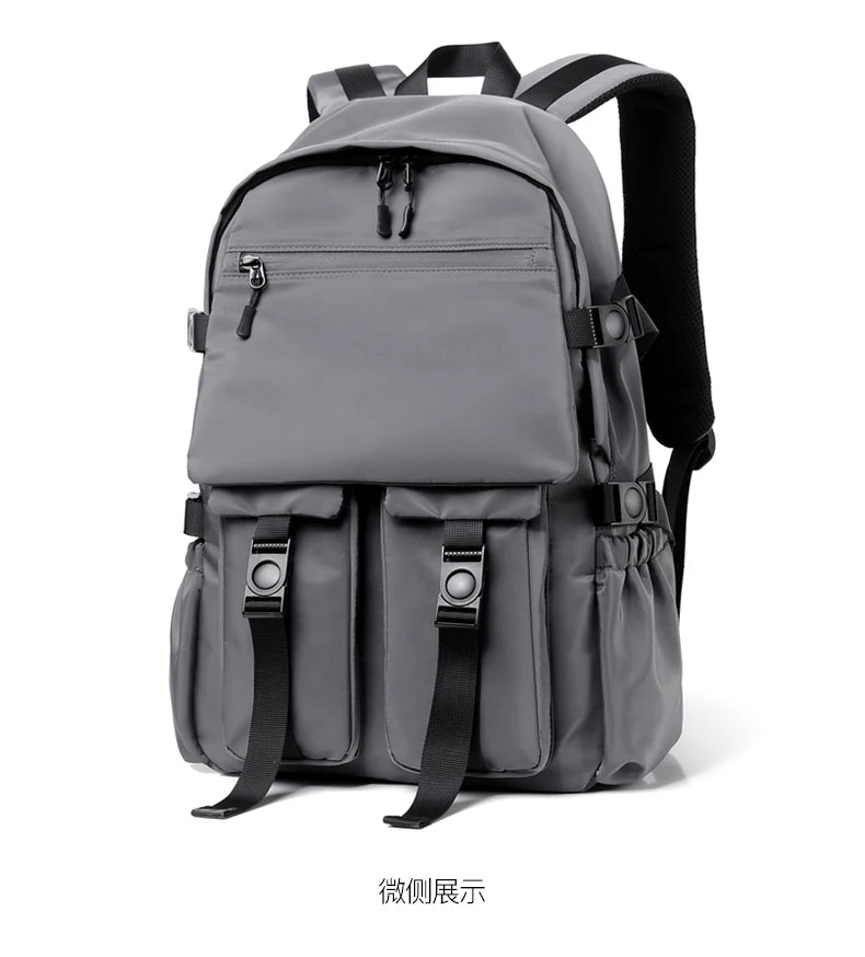 Men's Tactical Style Backpack, Large - capacity Travel Bag with Multiple Straps, Durable Material, Ideal for Outdoor Adventures