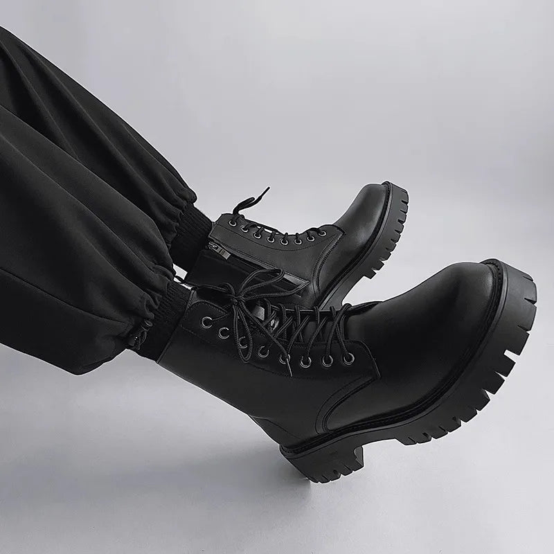 Tactical Boots Men Man Shoes Work and Safety Shoes Dress Booty Man High Heel Ankle Boots Mens Shoe Casual Sneakers Men's Boot