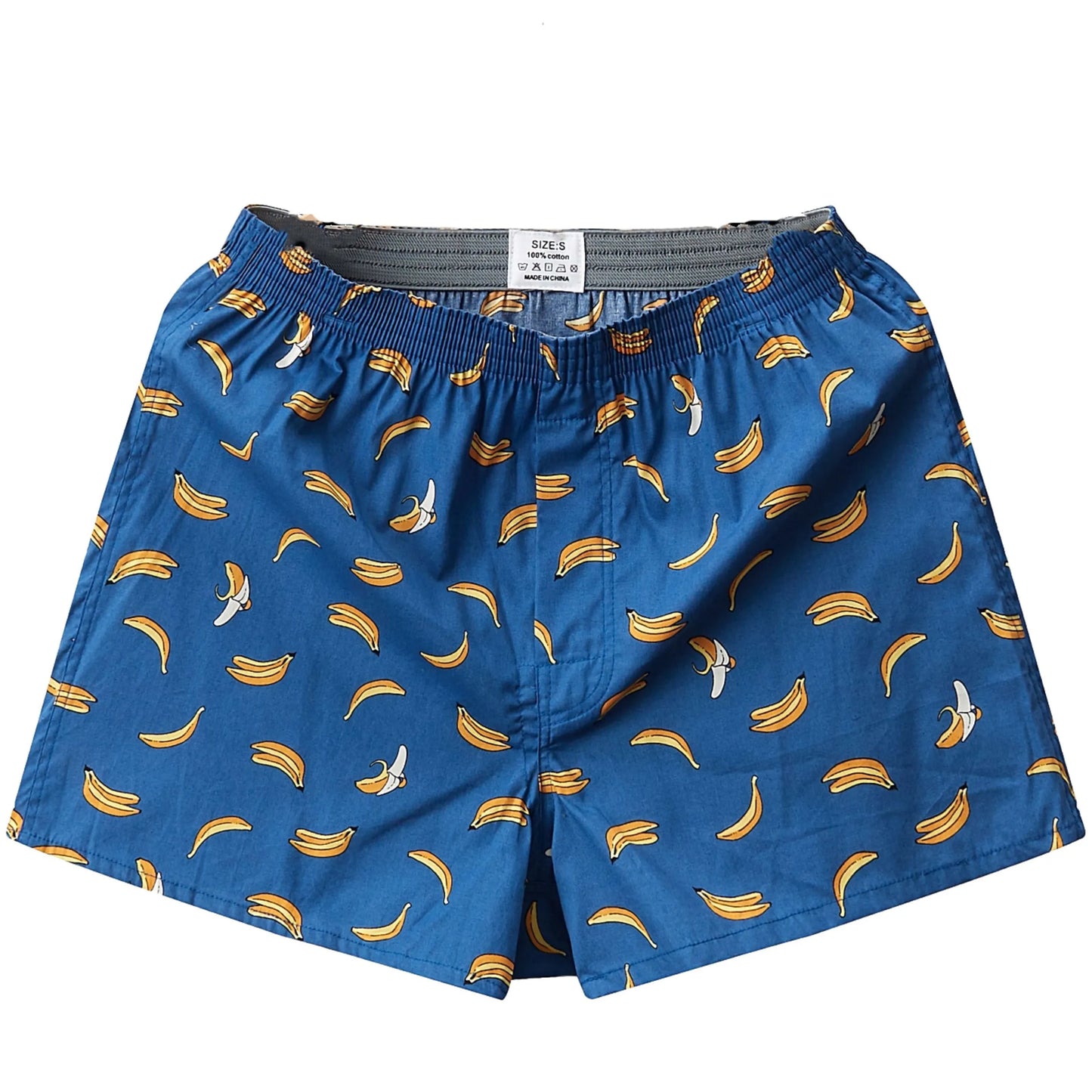 1PC 100% cotton men's underwear soft comfortable men's underwear men's shorts home loose elastic men's printed pants breathable