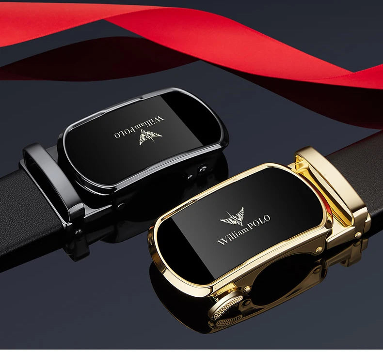 Men Belts Luxury Brand Designer Automatic Buckle Belt  Business Casual Dress Belts Gift for Men
