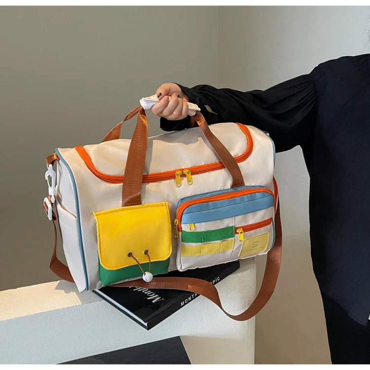 Travel Bag, Duffel Bag Cosmetics Bag, Professional Fitness Bag, Yoga Swimming Training Backpack, Satchel Shoulder Crossbody Tote Bag, Suitable for Men and Women