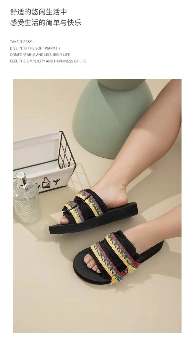 Men Casual Slippers Fashion Indoor Outdoor Beach Women White Sandals Increase Height Round Toe Non-Slip Unisex Zapatos Hombre