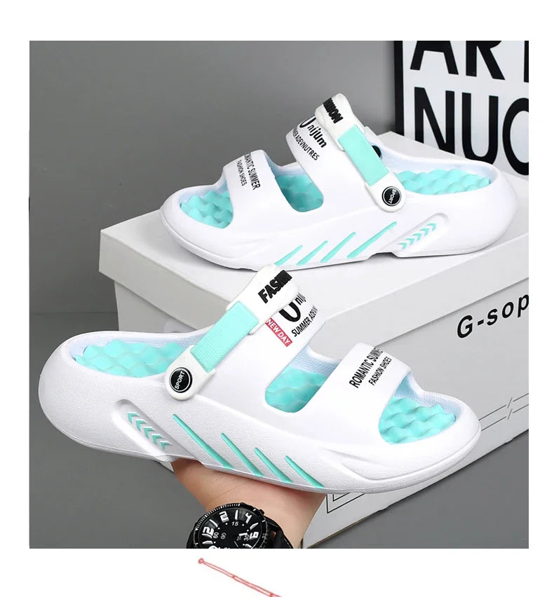 Men's Summer Sandals Men's Home Slippers Walk Around Home Original Brands Shoes Men's slippers Flip Flop Male Slipper Slipers