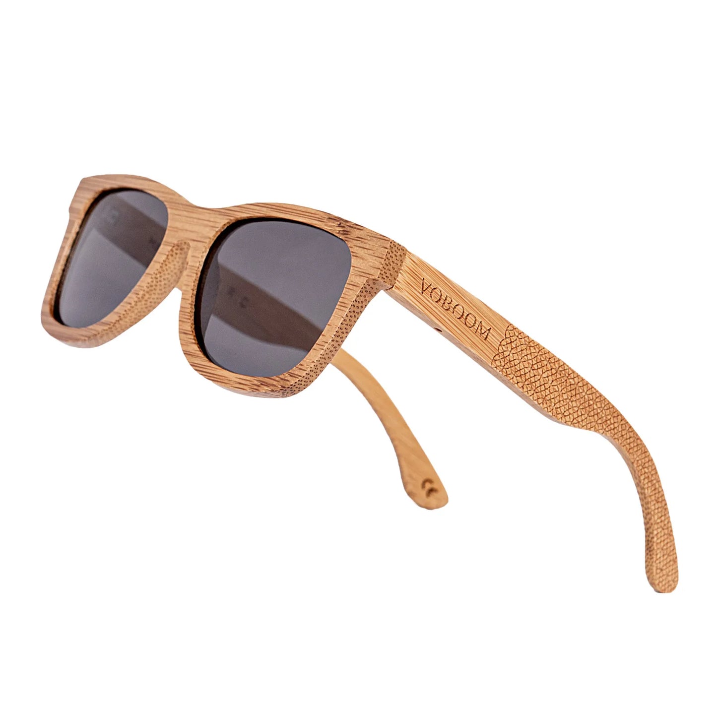 VOBOOM Men Wood Sunglasses Women Bamboo Glasses For Polarized Mirror Sun Glasses Handmade Colorful Eyewear Mirror Shades