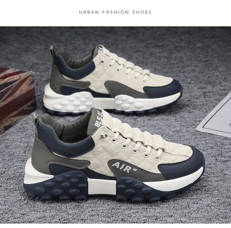 Men Sneakers Platform Men Shoes 2025 New Running Shoes for Men Luxury Brand Casual Vulcanized Shoes Comfortable Tenis Masculino