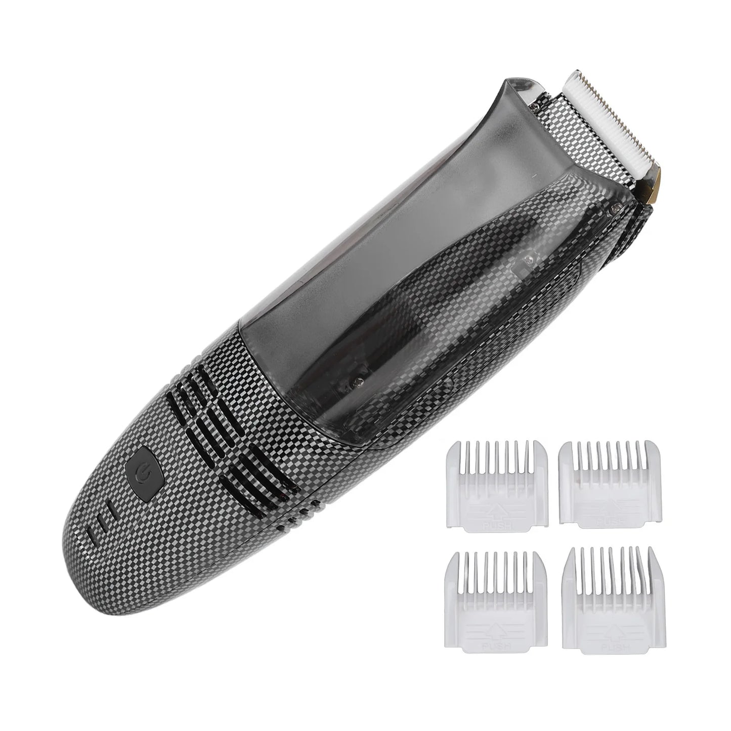 Men Hair Groomer Hair Trimmer USB Charging  Automatic Hair Suction Electric Hair Clipper with 4 Combs for Men Home