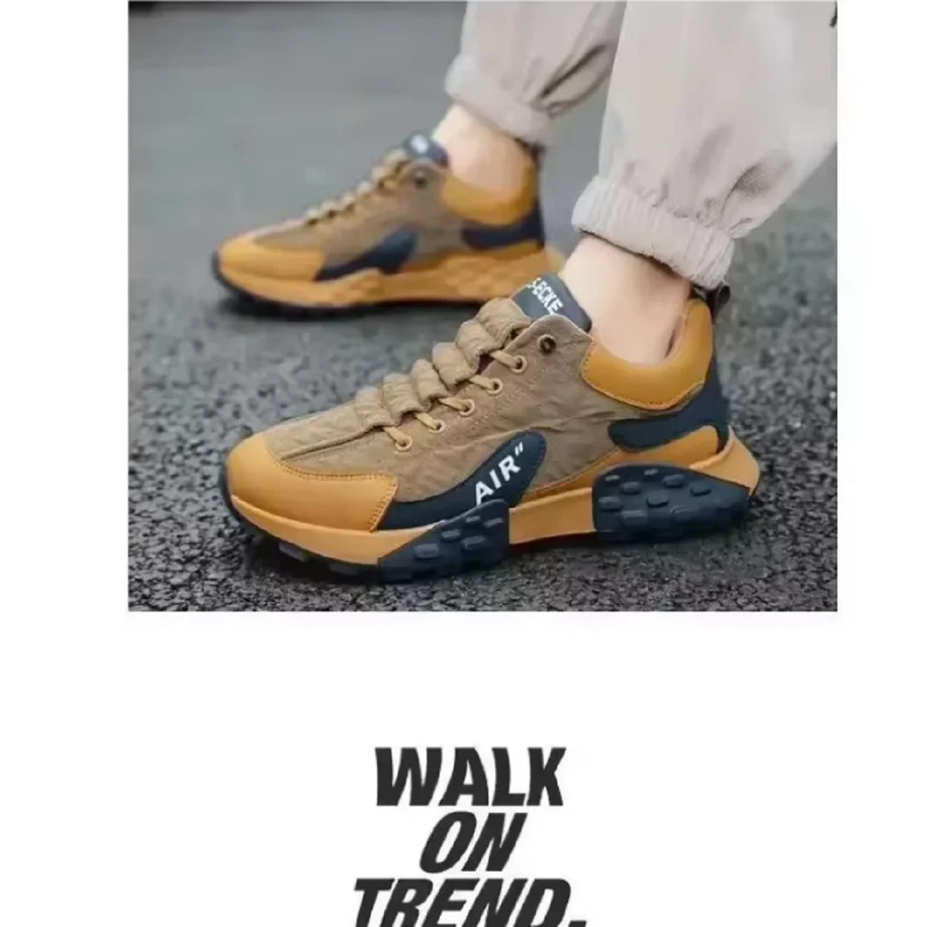 2025 Spring/Autumn Season Fashionable Men's Sneakers/Thick-Soled Casual Sports Shoes for Leisure and