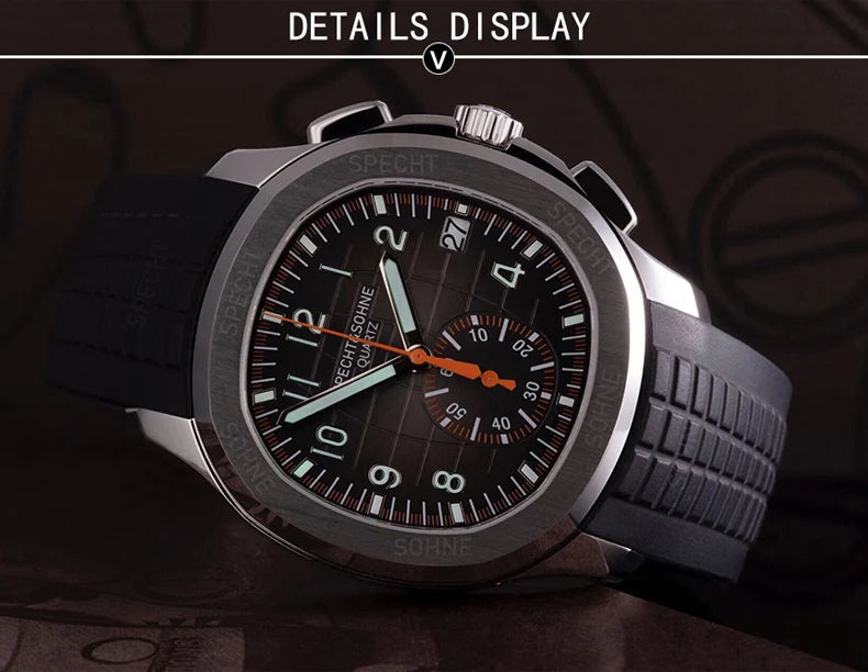 Mens Watches Top Brand Luxury Waterproof Luminous Hands Chronograph Wrist Watch Men Watch 2021 Sport Male Clock Military Watch