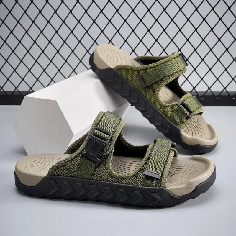 Summer Men Women Casual Sandals Couple Breathable Beach Slipper Outdoor Thick Soled Non Slip Sports Slippers for Men Big Size47