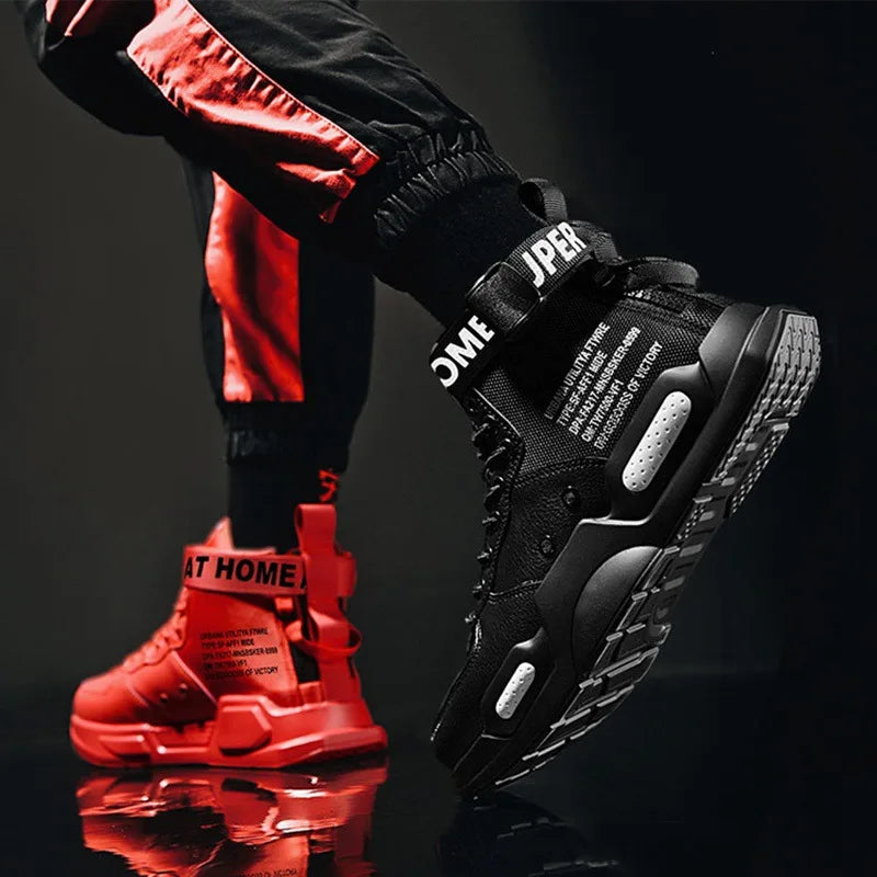 Sneakers Men High Top Shoes for Men Wild Casual Sports Male Tides Tenis Shoes NEW Outdoor Breathable Training Off White Trainers