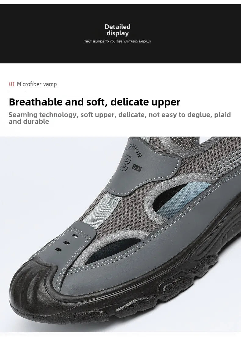 Men's Sandals 2025 New Style Diving Shoes Beach Outdoor Mountaineering Shoes Outdoor Large Sandals 39-46