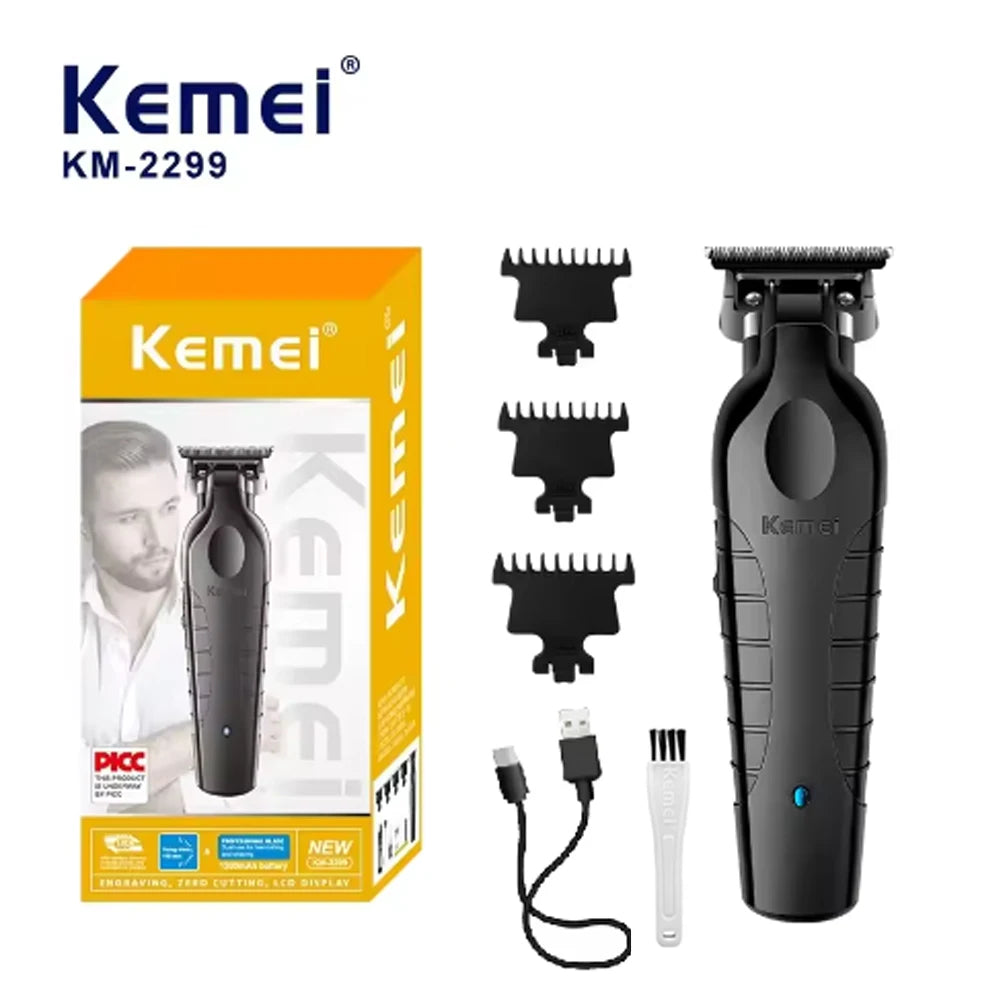 Kemei KM-2296 KM-2299 KM-1102 Hair Clipper Kit Men's Electric Shaver Hair Trimmer Machine Professional Hair Cutting Machine