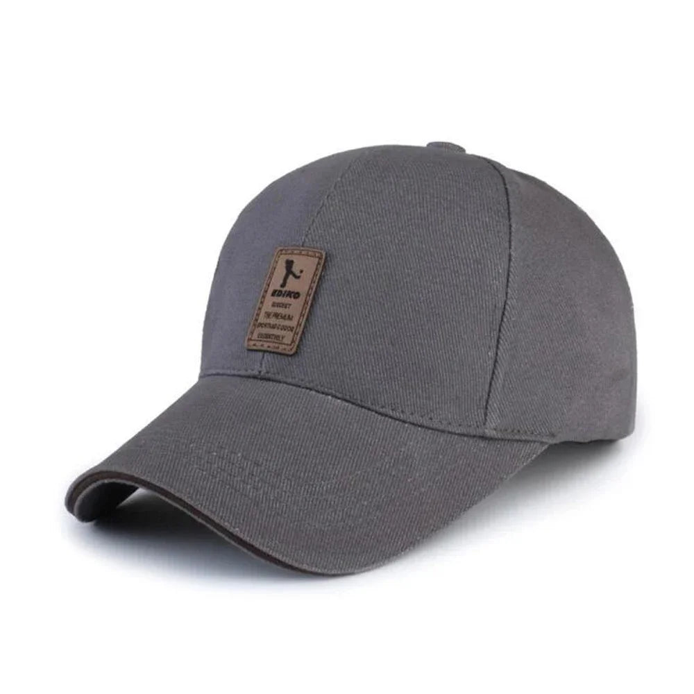Sports Baseball Cap for Men Women Cotton Hiking Fishing Camping Black Red White Blue Green Brown Caps H59RT